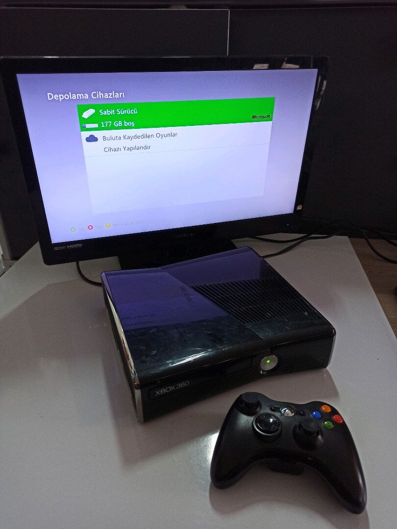 Xbox 360 Slim 250gb 1 Adet Kollu