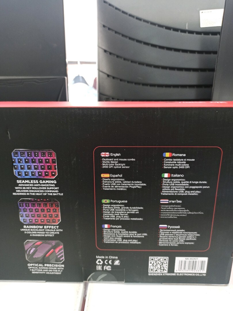 Gaming Klavye Mouse Set - Işıklı ve Renkli Kablolu Set!  